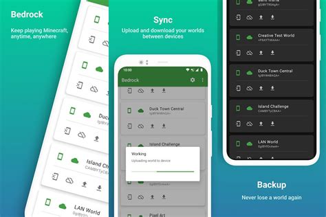 how to sync minecraft worlds between devices
