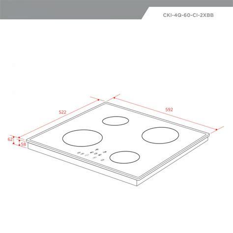 Cooktop El Trico Indu O Elettromec Bocas Cm V