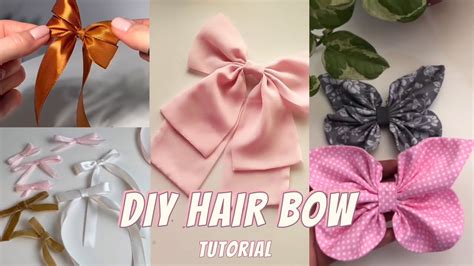 How To Make Hair Bow Making Bow Tutorial Youtube