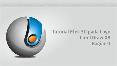 Efek D Pada Logo Corel Draw X Bag Youtube