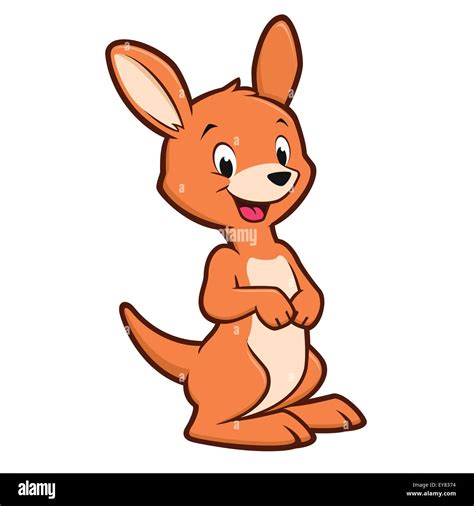 Cute Kangaroo Cartoon