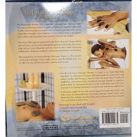 Ernesto Ortiz Other Hot Cold Stone Massage Therapy Kit Stones And Book By Ernesto Ortiz Nib