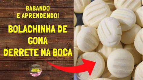 Bolachinha De Goma Que Derrete Na Boca Sabor Da Inf Ncia Youtube