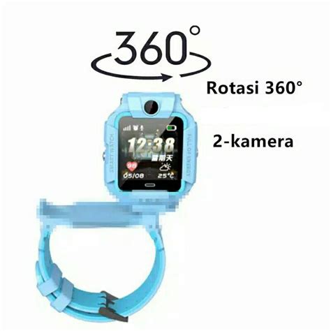 Jual Rir Cod Jam Tangan Imoo Anak Dual Camera Z6 Putar 360 Sim Card