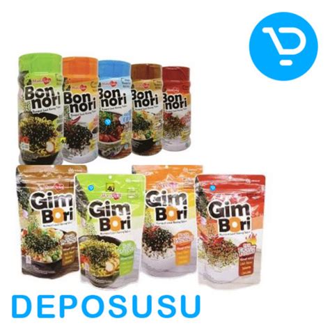 Promo Mamasuka Gimbori Gim Bori Nori Rumput Laut Seaweed Tabur Botol