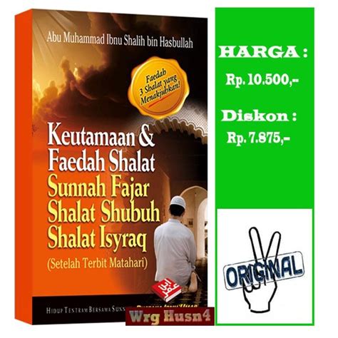 Jual Buku Saku Keutamaan Dan Faedah Shalat Sunnah Fajar Shalat Shubuh