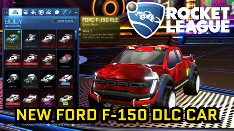 Ford F 150 Dlc Car Showcase Rocket League Youtube