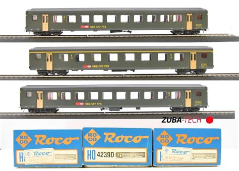 3x Roco EW II Personenwagen SBB H0 GS Mit OVP Kaufen Auf Ricardo