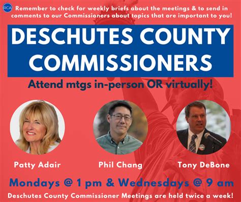 Deschutes County Commissioner Meetings Redmond Collective Action