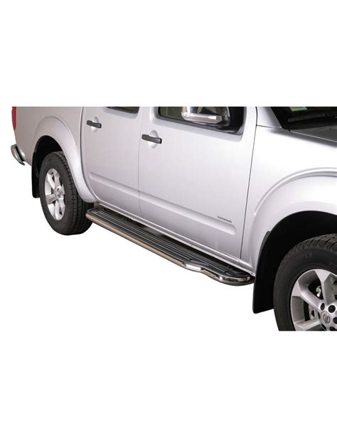 Marche pieds acier Inox solide et élégant Nissan Navara D40 2010 2015