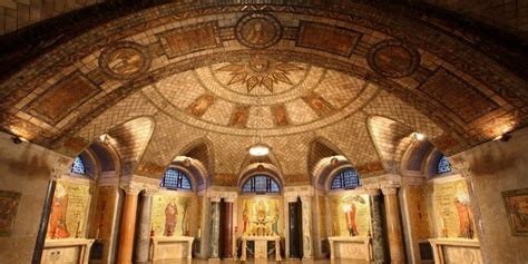 Basilica Insider: Altar Mosaics of the Crypt Church - National Shrine ...