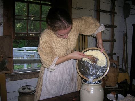 Churning Butter At The Homeplace S Farm