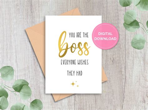 boss's day card 7
