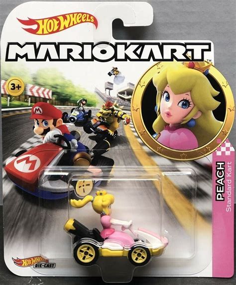 Hot Wheels Coleção Mariokart Princess Peach Frete grátis