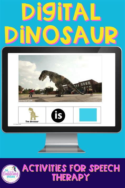 Engaging Digital Dinosaur Speech Activities Artofit