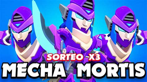 Sorteo Skins Mecha Mortis Brawl Stars Youtube