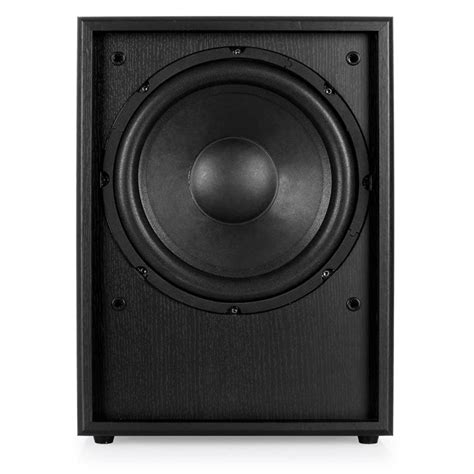 Linie Sw Bk Aktiv Subwoofer Aux Schwarz