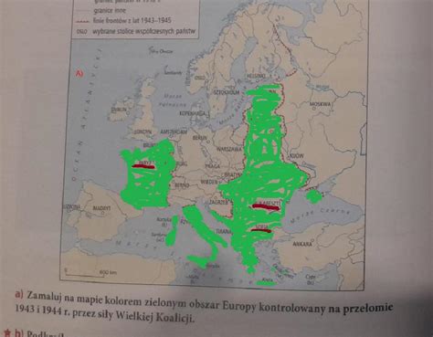 Zapoznaj Si Z Map I Wykonaj Polecenia A Zamaluj Na Mapie Kolorem