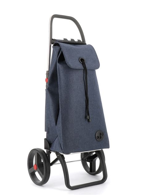 Chariot De Course Rolser I Max Tweed Grandes Roues Pliante Marino