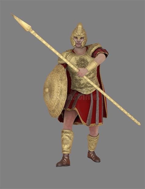 Roman Soldier Holding Shield Stock Illustrations 309 Roman Soldier