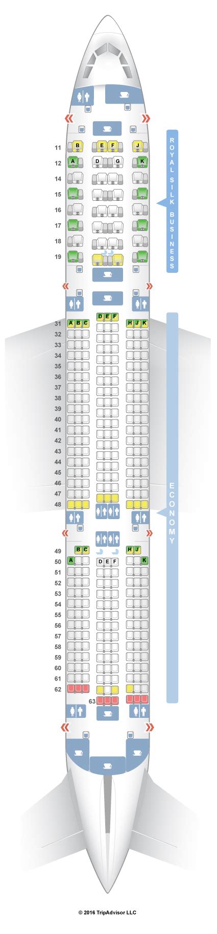 SeatGuru Seat Map THAI Airbus A350 900 359 SeatGuru