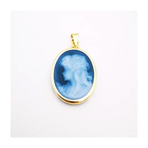 Pendentif Cam E Or Jaune Carats Bijou Occasion