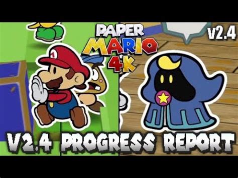 Paper Mario 64K V2 4 Progress Report Texture Pack YouTube