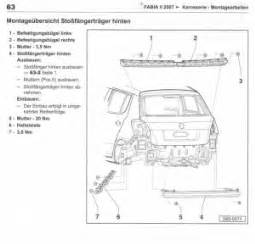 Demontage Hecksch Rze Bei Fabia Combi Ii