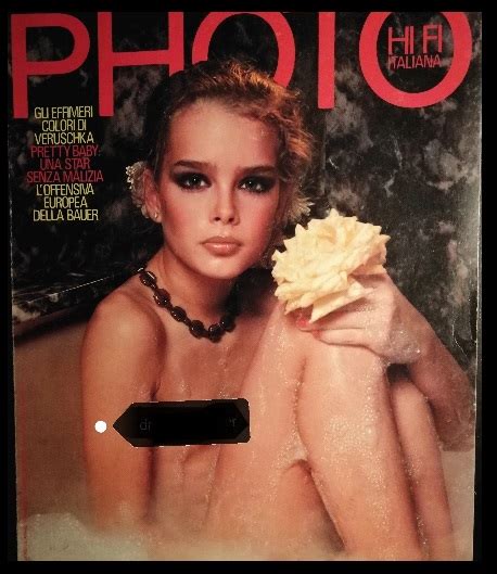 BROOKE SHIELDS By Garry Gross Legendary Cover Early Controversial