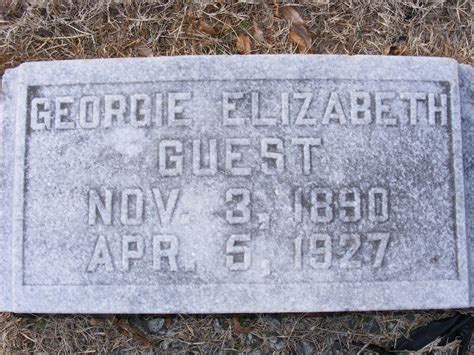 Georgie Elizabeth Davenport Guest 1890 1927 Mémorial Find a Grave