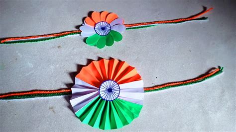 Rakhi Banane Ka Tarika Tri Colour Rakhi Kaise Banate Hain Tiranga