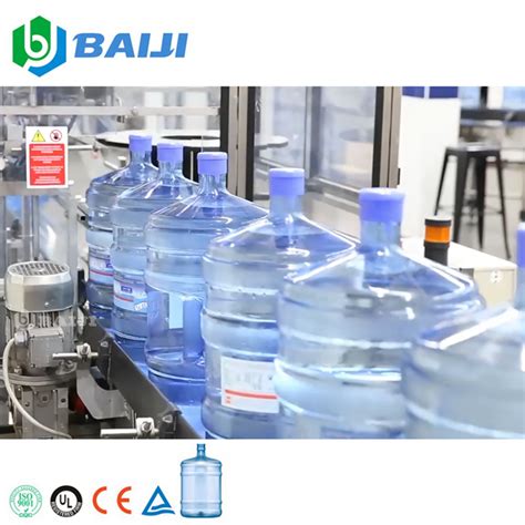 Automatic Bph Liter Gallon Bottle Water Filling Capping Machine