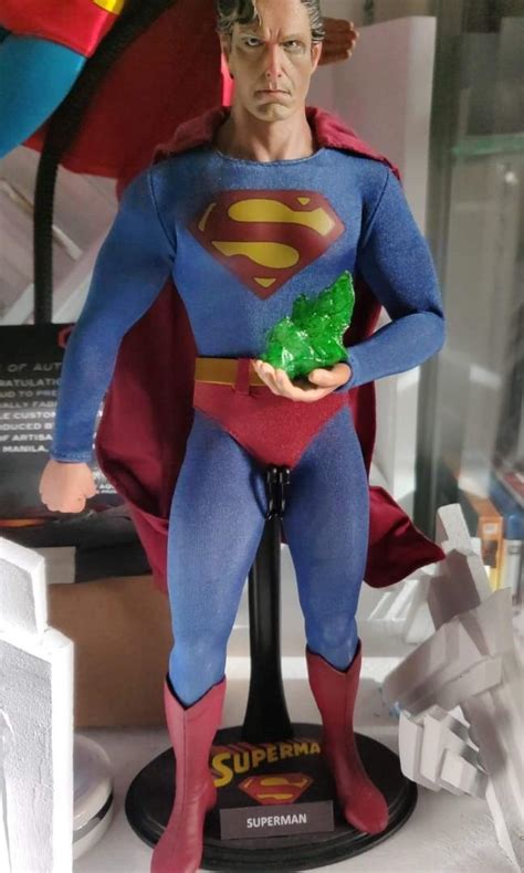 1 6 Scale Toy Superman Green Kryptonite Rock Non Hot Toys Hobbies