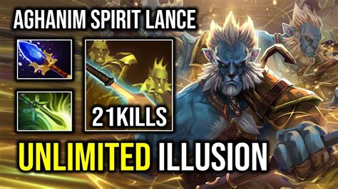 Created Unlimited Illusion V Late Game Phantom Lancer With Aghanim