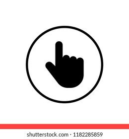 Middle Finger Vector Icon Fuck Symbol Stok Vekt R Telifsiz