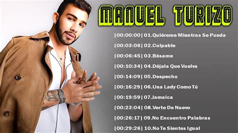 Manuel Turizo Mix 2023 Las Mejores Canciones Manuel Turizo