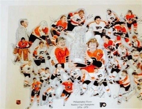 philadelphia flyers   stanley cup championship teams signed