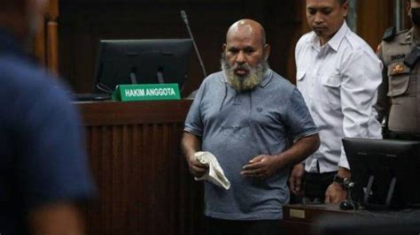 Lakukan Korupsi Gubernur Papua Nonaktif Lukas Enembe Divonis Tahun