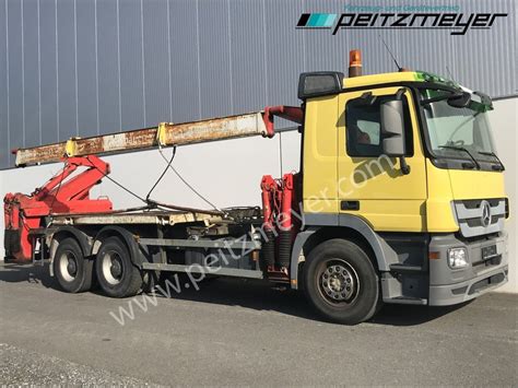 Mercedes Benz Actros Bb Blattgefedert Aufbau Seitenlader