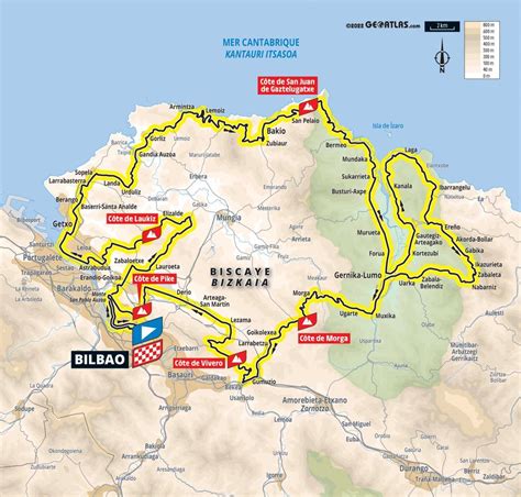 Tour De France Route Map