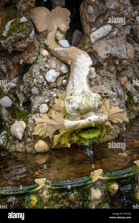 The Quinta Da Regaleira Gardens In Sintra Portugal Stock Photo Alamy