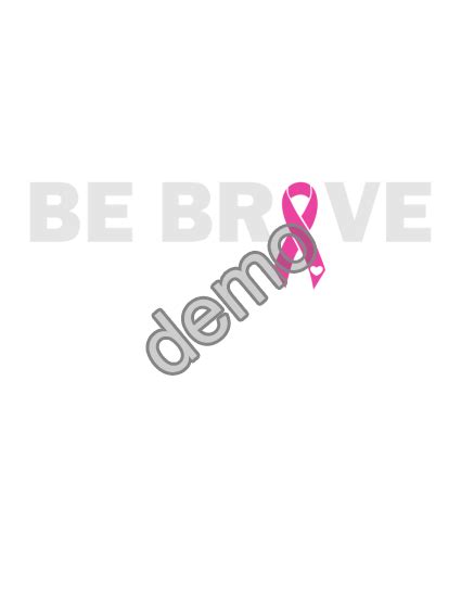 Be Brave Breast Cancer Awareness Shirt Createpartylabels