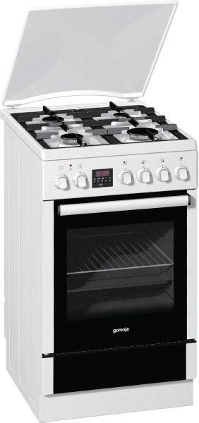 Газовая плита с электрической духовкой GORENJE K 57375 AW – фото ...