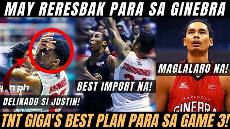 May RESBAK Ang GINEBRA Japeth MAGLALARO Na TNT Tropang GIGA May