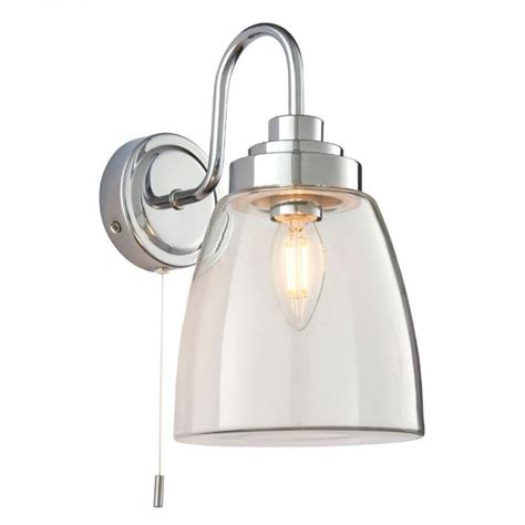 Endon Lighting 77088 Ashbury Single Light Bathroom Wall Fitting In Polished Chrome N16896