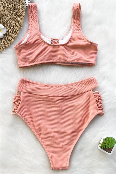 Delicate Darling High Waisted Bikini Set