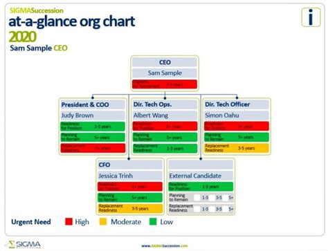 Org Chart For Succession Planning Sigma Assessment Systems