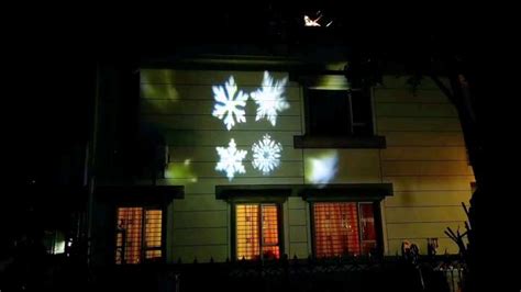 Christmas Snowflake Projector Light Scene Layout Holiday Santa Claus ...