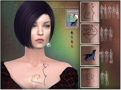 The Sims Resource Tattoo Labmylove 1