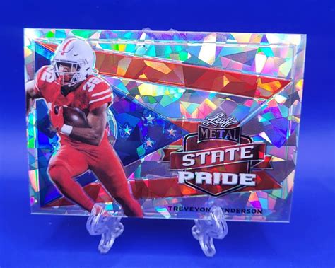 2022 Leaf Metal Draft TREVEYON HENDERSON SP TH1 State Pride Black MOJO